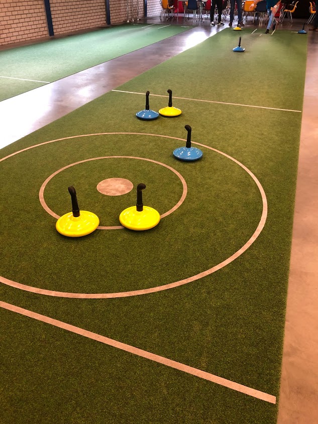 Oefensessie met een natje op het droge